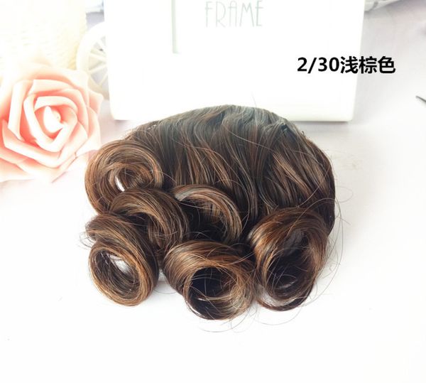 

female wig liuhai curly traceless hair stay in the sea oblique korean piece false invisible wigs bangs, Black