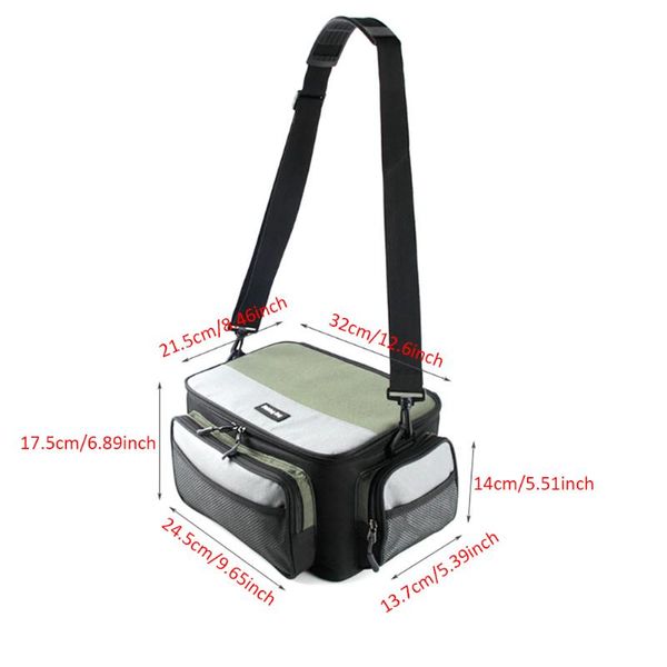 

fishing accessories multifunctional bag oxford reel bait storage box outdoor carp tackle shoulder messenger