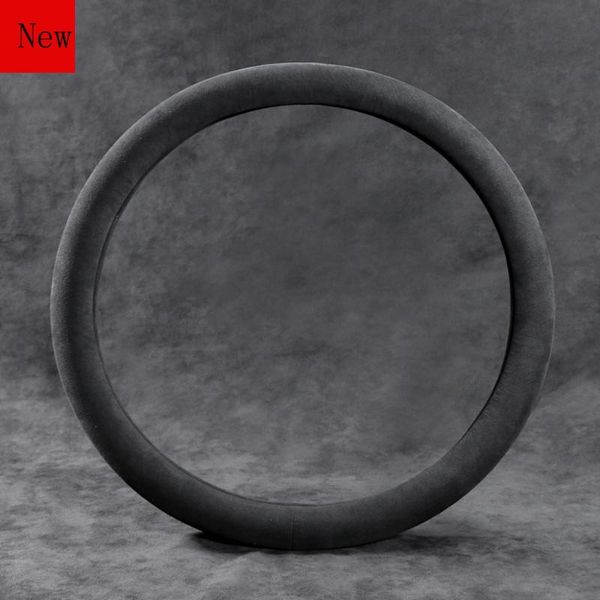 

for mitsubishi asx pajero pinin sport eclipse high-quality black suede universal steering wheel cover car set covers