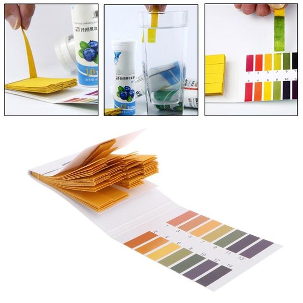 

air pumps & accessories 80 pcs test paper 1-14ph solution strips litmus tool kit indicator aquarium pond