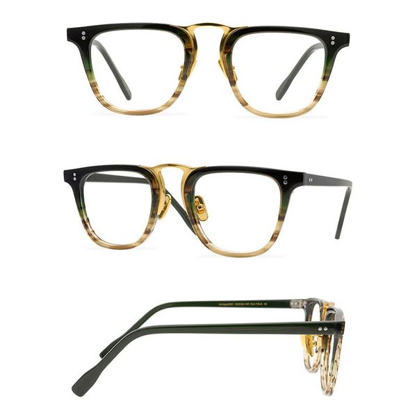 

fashion sunglasses frames belight optical arrival fancy vintage retro acetate oliver goldsmith nomad 49 spectacle frame precription lens 956, Black