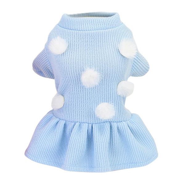 

dog apparel pet autumn and winter korean style fashionable sweater small medium dogs girls warm dress arrivals
