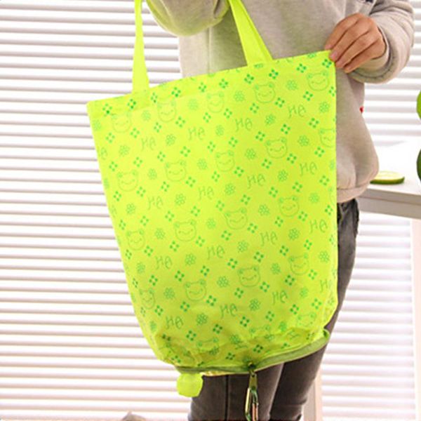 

shopping bags storage pocket large casual foldable portable cute bag durable nylon
