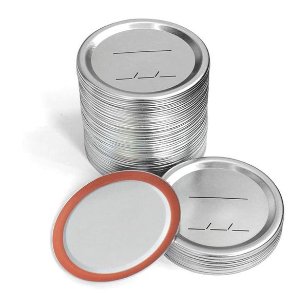 

kitchen storage & organization 50 pcs 70mm regular mouth canning lids for mason,jars split-type mason jar canning,for jars