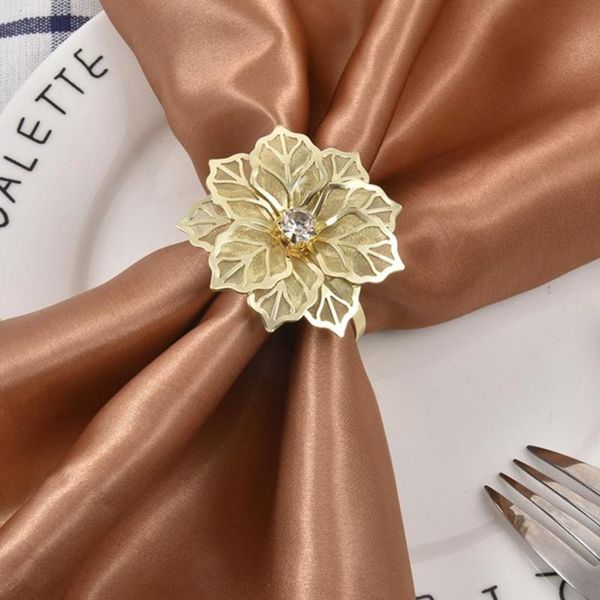 

pcs napkin rings dedicated exquisite flower design holders for el