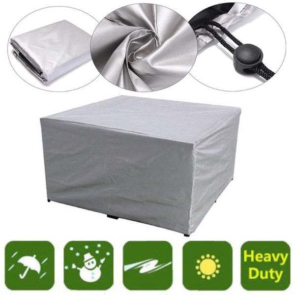 

outdoor garden yard patio rain snow dust proof furniture cover for sofa table chair camping accessories tents and shelters