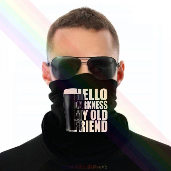 

scarves stout beer hello darkness my old friend funny headband scarf bandana neck warmer unisex, Blue;gray