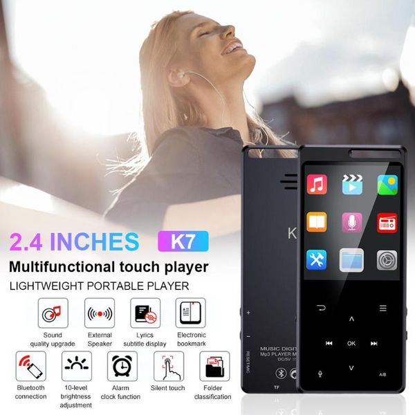 

& mp4 players mp3 music player bluetooth external touch screen with 2.4 inch and 800mah battery capacity