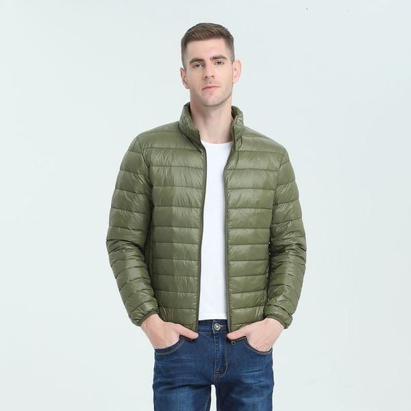 

men's down & parkas winter coat middle-aged and young people  lightweight cotton warm jacket stand collar detachable hooded two 8ny6, Black