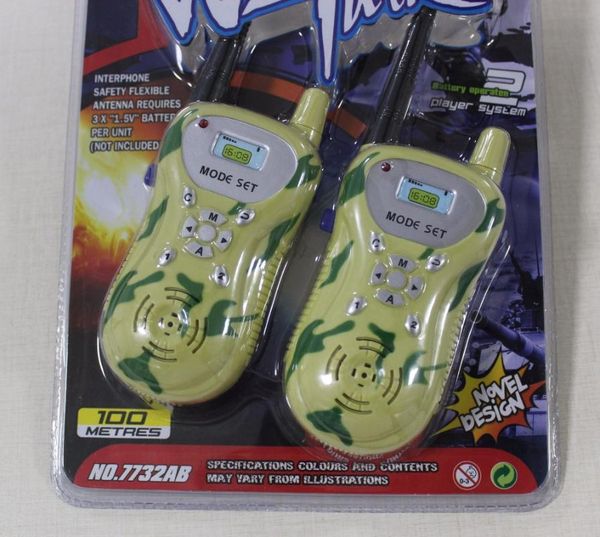

walkie talkie child kids camouflage parenting game two way radio communication toy electronics children 30m