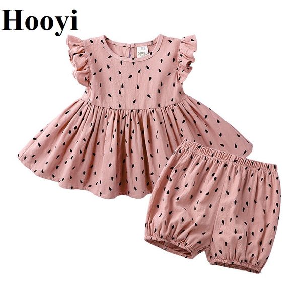 

summer girls suits baby dresses toddler short pants infant outfits children clothes cotton sets 210413, White