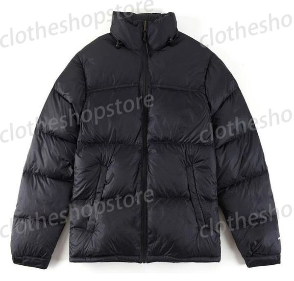 

2021 winter jacket coats desiger men women parkas outdoor wear warm fashion jackets stand collar padded zipper greatcoat size s-2xl, Black