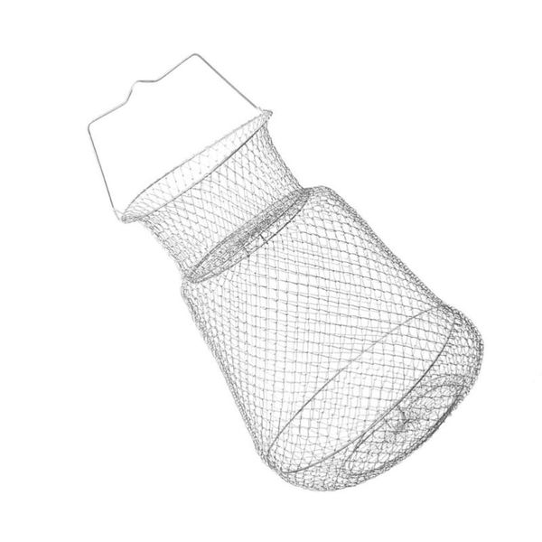 

zinc plating iron wire mesh hole folding crab lobster net fishing accessories for indoor outdoor