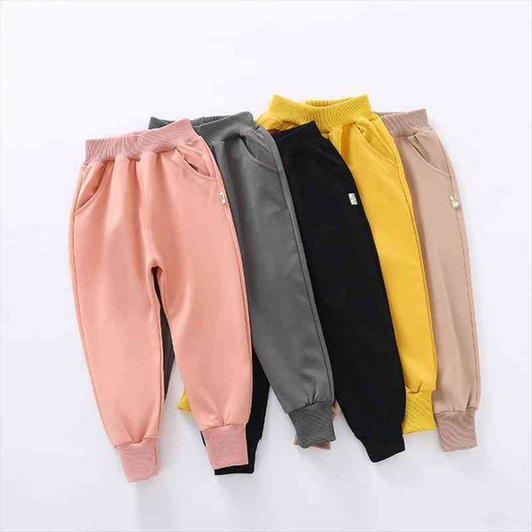 

childrens pants for girls clothes boys trousers casual baby pants candy color teenage kids clothing spring autumn, Blue