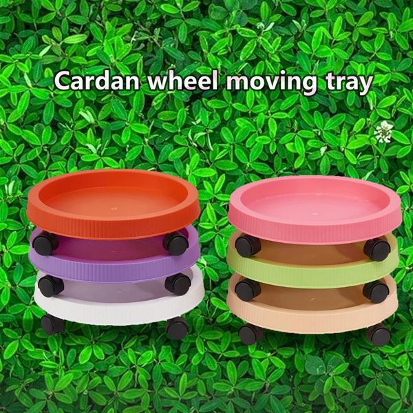 

movable multi-layer stacked vegetable and wheat seedlings nursery pots plant too fruit tray with wheels 2021 planters &