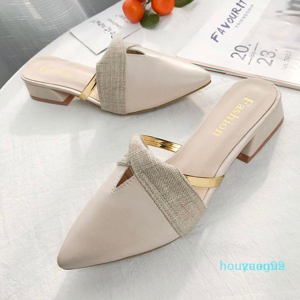 

women classic black summer high heel shoes lady cool beige comfort spring heel shoes chaussures pour 626