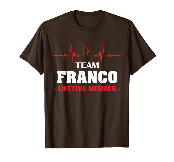 

team franco lifetime member family youth kid shirt 5ts, White;black