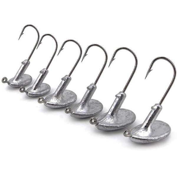 

20pcs/pack tumbler lead head hook jig bait fishing for soft lure tackle hooks
