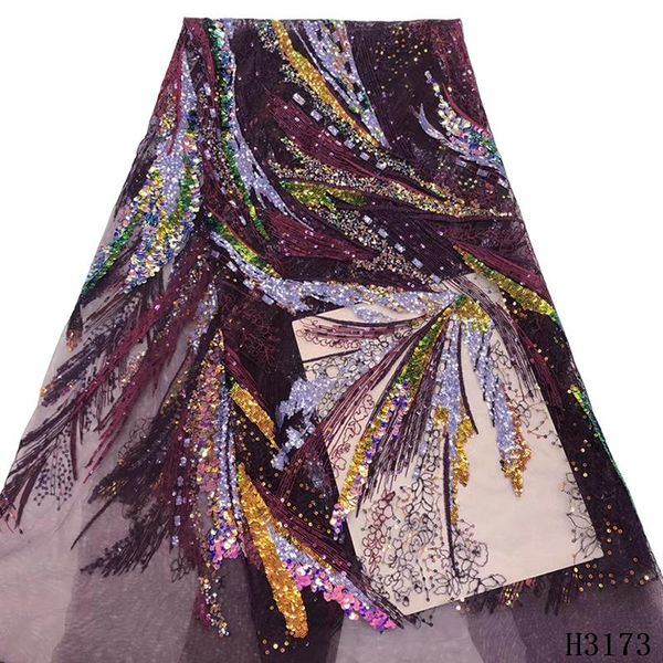 

ribbon nigerian lace fabric 2021 sequins fabirc luxury tulle net african for wedding dress, Pink;blue