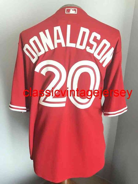 

men women youth 2018 josh donaldson canada day baseball jersey embroidery custom any name number xs-5xl 6xl, Black
