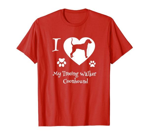 

treeing walker coonhound gifts i love my twc, White;black