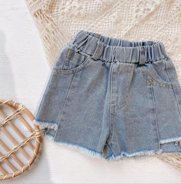 

girls denim shorts spring cotton fashion 1-6 years yt955, Black