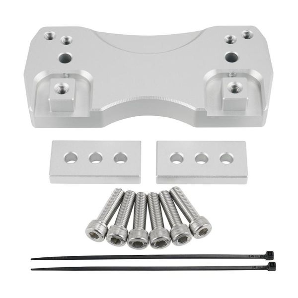 

handlebars motorcycle handlebar handle bar mount riser cnc aluminum for k1300gt 09-13 25mm clamp kit silver