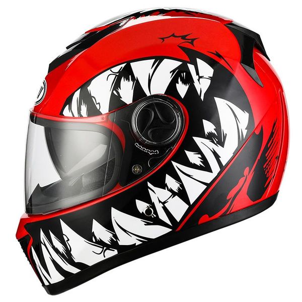 

motorcycle helmets latest dot approved safety full face helmet motocross racing dual lens motorbike interior visor