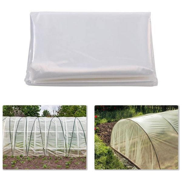 Altre forniture da giardino Protezione delle piante Pellicola di copertura in PE Rinforzi in tessuto Ultra sottile Buona finitura Panno per attrezzi Densità Telo trasparente resistente alle intemperie