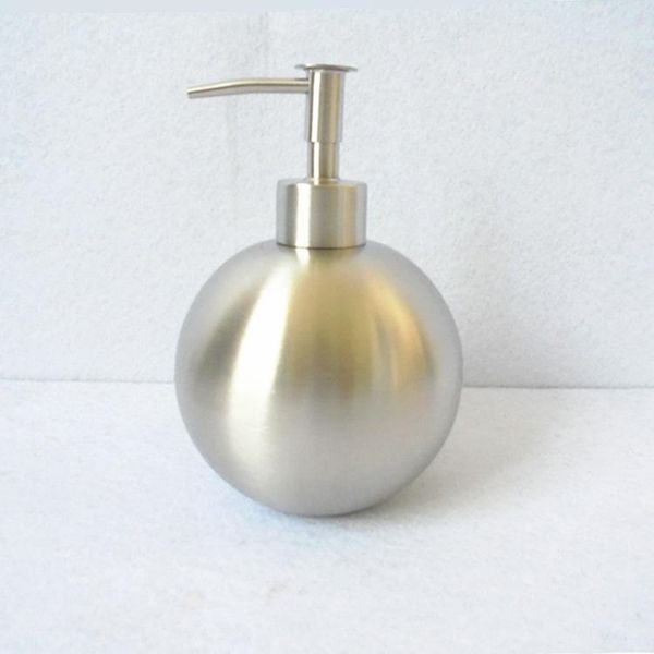 

liquid soap dispenser 304 stainless steel spherical hand sanitizer bottle