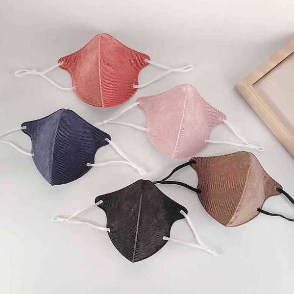 

new corduroy mask fashion washable es filter adjustable mask