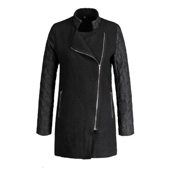 

women's trench coats europe and united autumn winter women overcoat coat jacket windbreaker fashion casual stitching side zipper pmiu, Tan;black