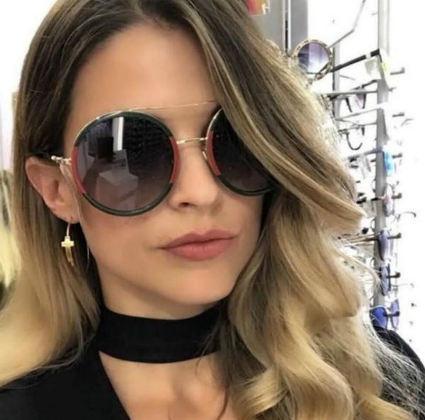 

sunglasses glasses green red round women brand designer sun female optical spectacle eyeglasses, White;black