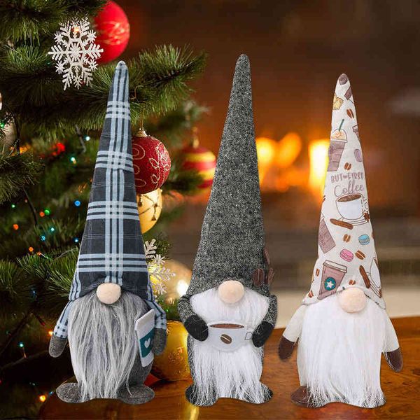 

qiao ding new standing high hat doll ornament children's gift