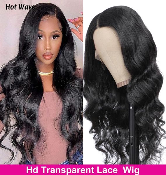 

lace wigs brazilian body wave front wig transparent 180% human hair for black women 13x4 4x4 closure frontal, Black;brown