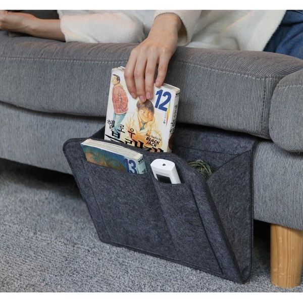 

storage bags creative bedside felt bag simple student dormitory bedroom