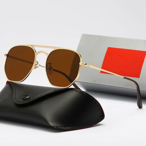 

ray men women sunglasses vintage pilot aviator wayfarer brand sun glasses band uv400 bans ben with box and 3609, White;black