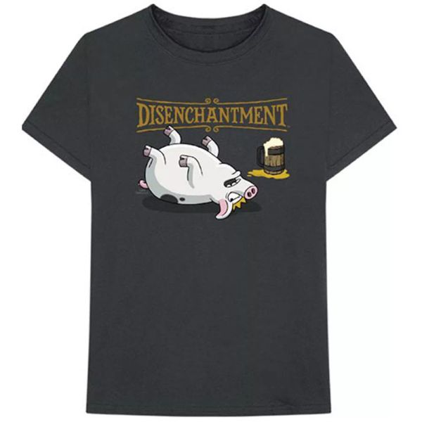 

dÃ©ment pig licensed men t-shirt, White;black