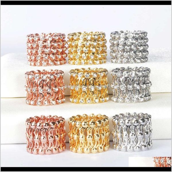 

cluster rings jewelry drop delivery 2021 ring of rings, adjustable ring, male change bracelet, female tiktok, the same jewelrydot nruhr, Golden;silver