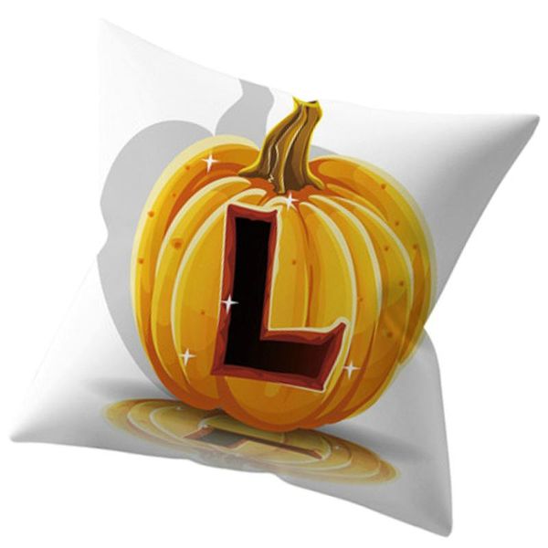 

cushion/decorative pillow throw case square letter pumpkin pattern cushion cover for sofa car (letter)