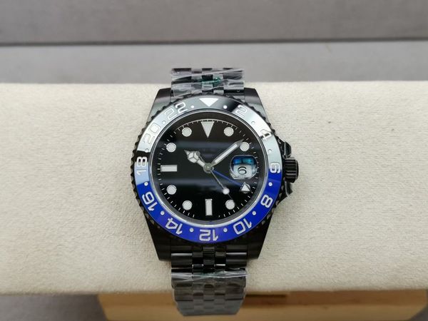 

mens automatic mechanical watch 40mm dial stainless steel water proof watches sapphire adjustable wristwatches 104979 montre de luxe, Slivery;brown