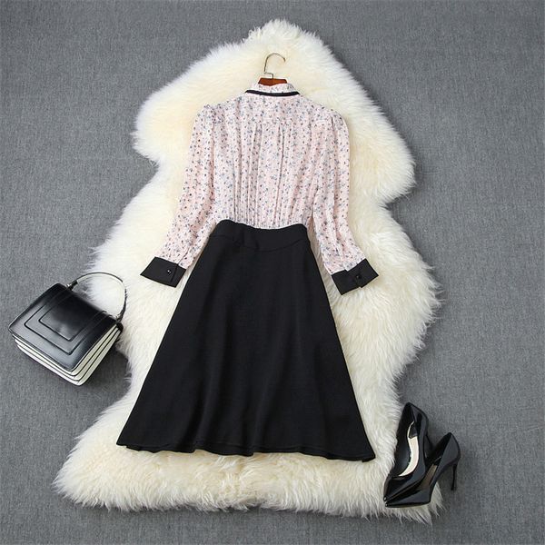 

fall fashion runway designers stylish manga impression chiffon retailing and female dress, Black;gray