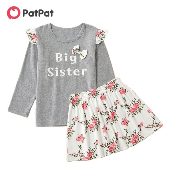 

arrival kids girl banana allover tee and solid shorts set 210528, White