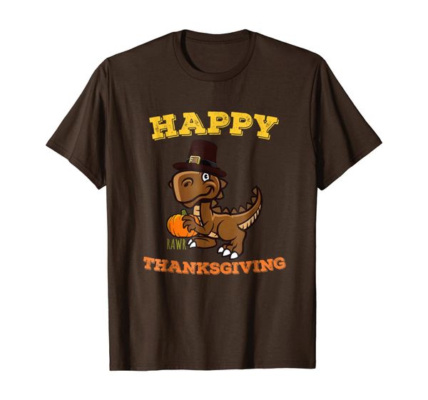 

dinosaur pilgrim happy thanksgiving t-shirt kids costume, White;black