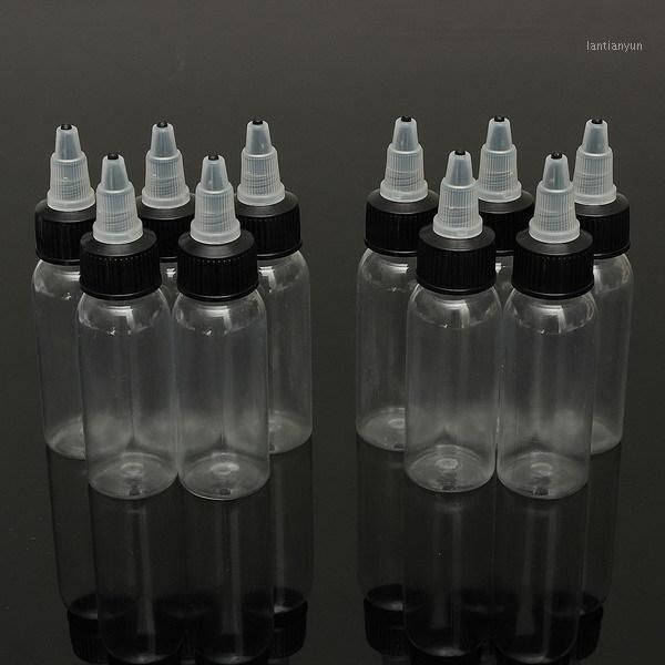 

other tattoo supplies wholesale- 10pcs 120ml 4oz cap empty plastic ink pigment clear bottle supply eib120-101