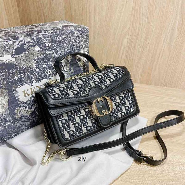 

hong kong style retro small bag women's 2021 fashion new versatile chain messenger net red square zly presbyopia canvas zly bags handba