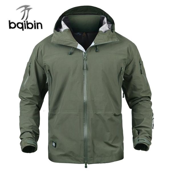 

waterproof tactical hard shell jacket windproof army military camouflage camo jackets hooded windbreaker coat hunt clothing men's, Black;brown
