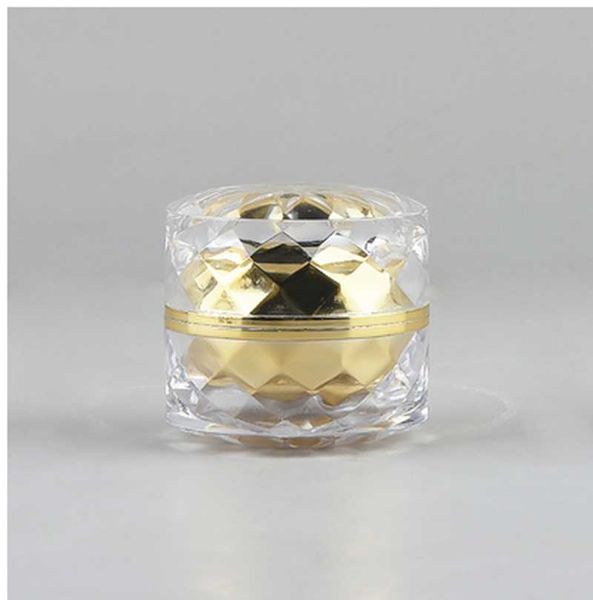 

storage bottles & jars 5pcs/lot 7g acrylic cream box inner lid sample crystal chrysanthemum bottle