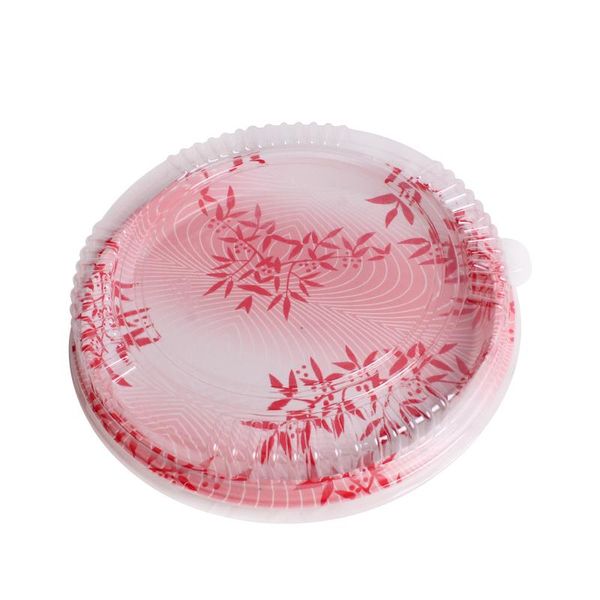 

disposable take out containers reusable pet round sushi takeaway container blister plastic packaging tray with lid wholesale