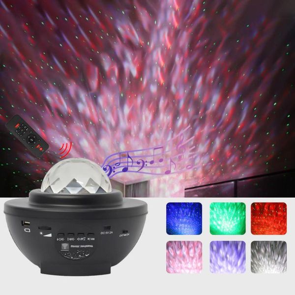 

colorful starry sky galaxy projector blueteeth usb voice control music player led night light charging projection lamp gift garden decoratio